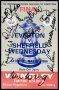 Image of : Programme - Everton v Sheffield Wednesday