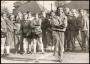 Image of : Photograph - Richard O'Sullivan with Everton F.C. players