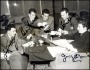 Image of : Photograph - Everton F.C. at Norbreck. Jimmy Tansey, Brian Harris, Alan Sanders, Tommy Jones and Jimmy Harris after training at Blackpool.