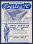 Image of : Programme - Everton Res v Sheffield Wednesday Res
