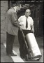 Image of : Photograph - Dixie Dean working at the Littlewood's store