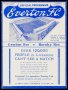 Image of : Programme - Everton Res v Burnley Res