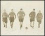 Image of : Photograph - Everton players training in the snow. Tommy Lawton in the centre.