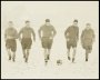 Image of : Photograph - Everton players training in the snow. Tommy Lawton in the centre.