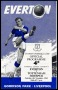 Image of : Programme - Everton v tottenham Hotspur