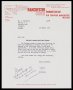 Image of : Letter from Manchester United F.C. to Everton F.C.