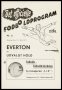 Image of : Programme - Udvalgt Hold v Everton