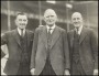 Image of : Photograph - Hunter Hart with an Everton F.C. Director and Theo Kelly