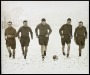 Image of : Photograph - Everton players training in the snow. Tommy Lawton in the centre.