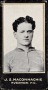 Image of : Cigarette Card - John Maconnachie