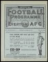 Image of : Programme - Everton v Aston Villa